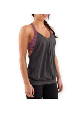 Lululemon Practice Freely Tank Top Gray Size 4